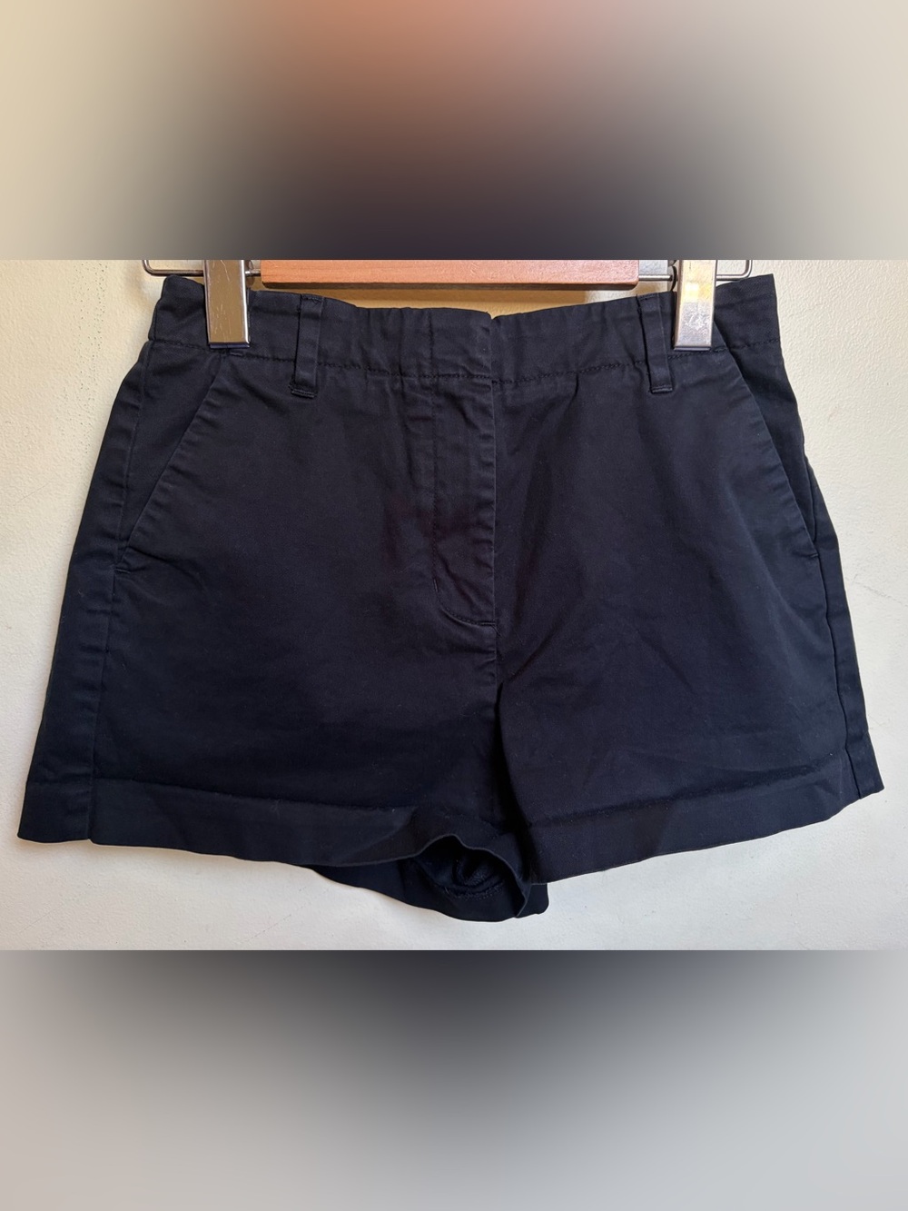 Sunday Best Aritzia Black Cotton Shorts Size 0